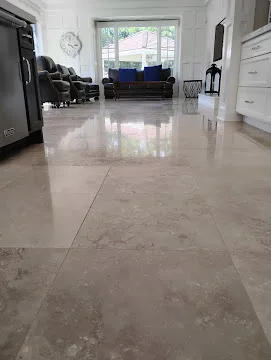 Restored floors in Orange County by The Floor Maintenance Company