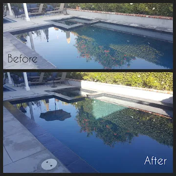Restored pool deck concrete for a Huntington Beach outdoor space