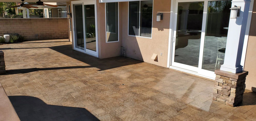 Satin Garage Floor before and after in Mission Viejo