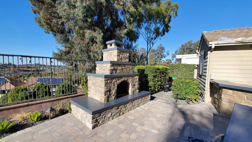 Kitchen Tile and Grout Restoration before and after in Yorba Linda
